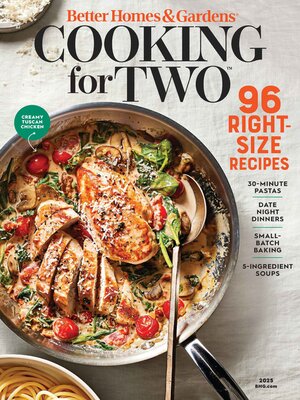 cover image of Better Homes & Gardens Cooking for Two